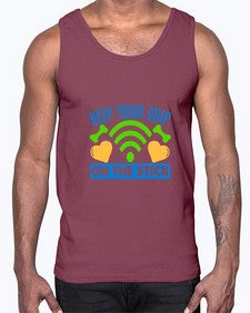 keep your grip on the stick 35#- video games- Cotton Tank