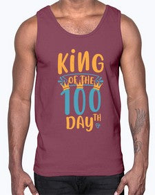 king of the th day 448#- one hundred days- Cotton Tank