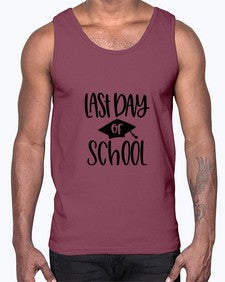 last day of school 451#- general school- Cotton Tank