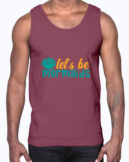 lets be mermaids Style 93#- summer- Cotton Tank