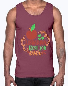 librarian best job ever 473#- librarian- Cotton Tank