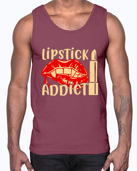 lipstick addict Style 197#-makeup Cotton Tank