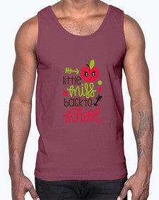 little miss back to school 477#- general school- Cotton Tank