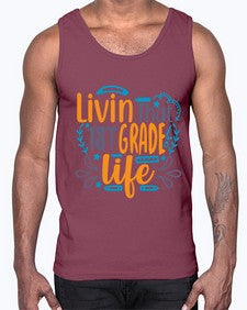 livin that first garde life 494#- first grade- Cotton Tank