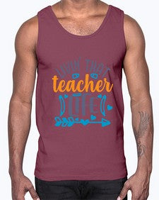 livin that teacher 1062#- teacher- Cotton Tank