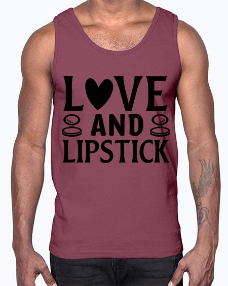 love and lipstick 14#-makeup Cotton Tank