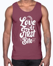 love at first bite 1345#- tacos- Cotton Tank