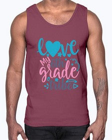 love my sixth grade tribe 523#- sixth grade- Cotton Tank
