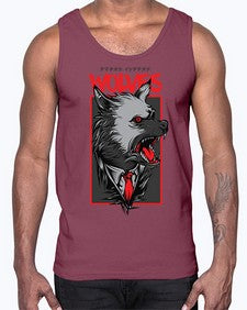 mafia wolves 753#- art pop art- Cotton Tank