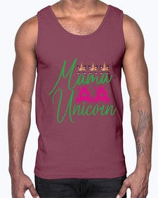 mama unicorn 288#- unicorn- Cotton Tank
