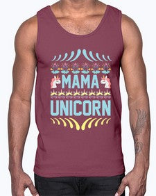 mama unicorn 293#- unicorn- Cotton Tank