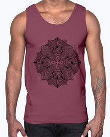 mandala 842#- mandala- Cotton Tank