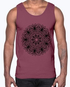 mandala 881#- mandala- Cotton Tank