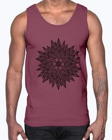 mandala 888#- mandala- Cotton Tank
