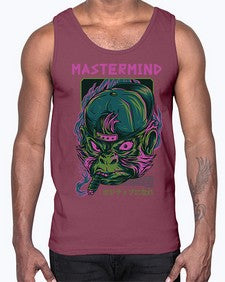 mastermind monkey 925#- art pop art- Cotton Tank