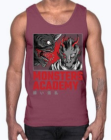 monster academy 938#- art pop art- Cotton Tank