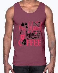 my blood type is coffee Style Style 1099#- nurse- Cotton Tank