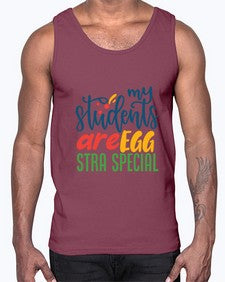 my students are egg strA special Style 295#- teacher- Cotton Tank