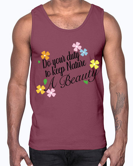 nature beauty 6#- beauty - Cotton Tank
