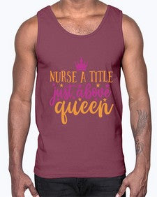 nurse a title just above queen Style Style 1146#- nurse- Cotton Tank