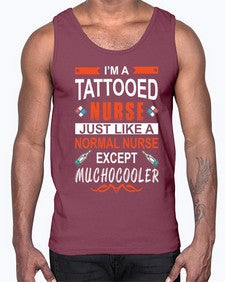 nurse tshirt 1214#- nurse- Cotton Tank