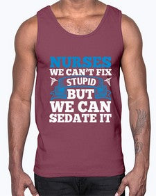 nurses we cant fix Style 1259#- nurse- Cotton Tank