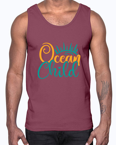 ocean child Style 87#- summer- Cotton Tank