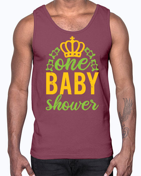 one baby shower Style 172#- baby shower- Cotton Tank