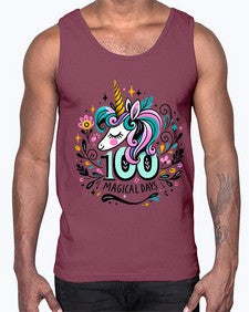 one hundred Day Magical 562#- one hundred days- Cotton Tank