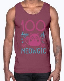 one hundred days of meowgic 570#- one hundred days- Cotton Tank