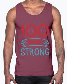 one hundred days strong 584#- one hundred days- Cotton Tank