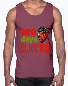 one hundred days sweeter 585#- one hundred days- Cotton Tank