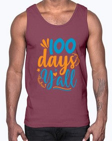 one hundred days yalll 590#- one hundred days- Cotton Tank