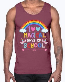 one hundred magical days of school 594#- one hundred days- Cotton Tank