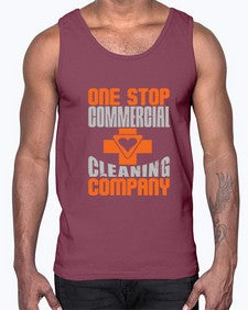 one stop commercial cleaning company Style 332#- cleaner- Cotton Tank