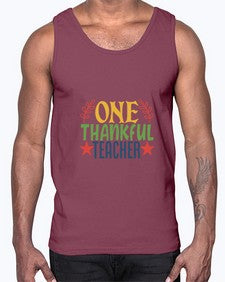 one thankful teacher Style 335#- teacher- Cotton Tank