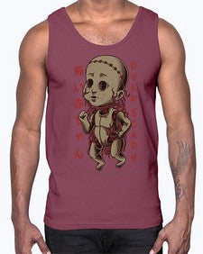 over scary 975#- art pop art- Cotton Tank