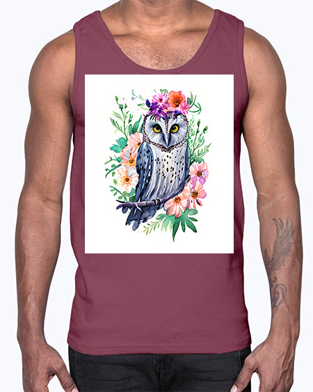 owl 16#- owl- Cotton Tank