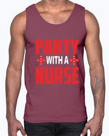 party with nurse 1300#- nurse- Cotton Tank