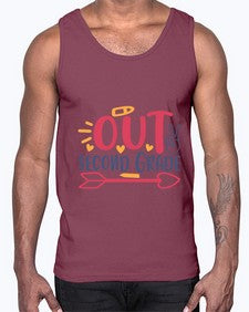 peace out second grade 642#- second grade- Cotton Tank