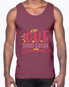 peace out third grade 646#- third grade- Cotton Tank