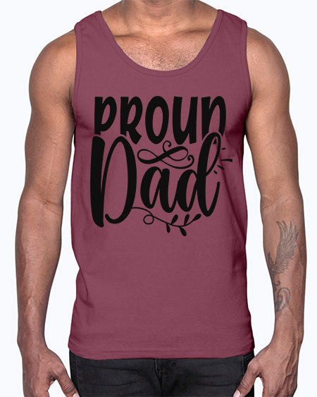 proud dad Style 37#- autism- Cotton Tank
