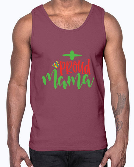 proud mama Style 38#- autism- Cotton Tank