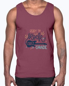 ready to rock first grade 729#- first grade- Cotton Tank