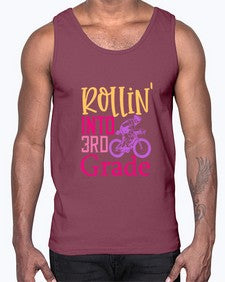 rollin into third grade 782#- third grade- Cotton Tank