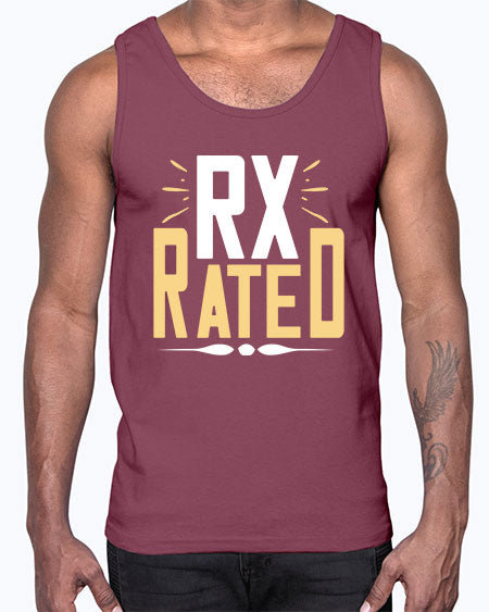 rx rated 1361#- pharmacist- Cotton Tank