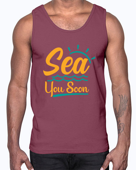 sea you soon Style 76#- summer- Cotton Tank