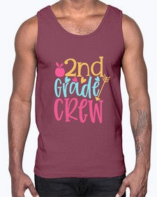 second grade crew 809#- second grade- Cotton Tank