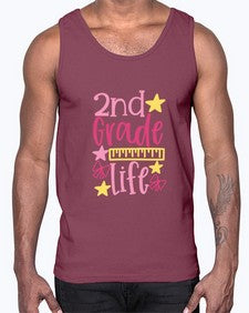 second grade life 825#- second grade- Cotton Tank