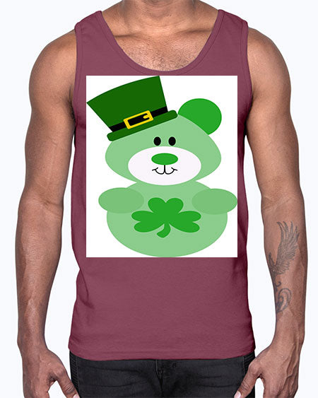 shamrockbear 249#- bears - animals- Cotton Tank